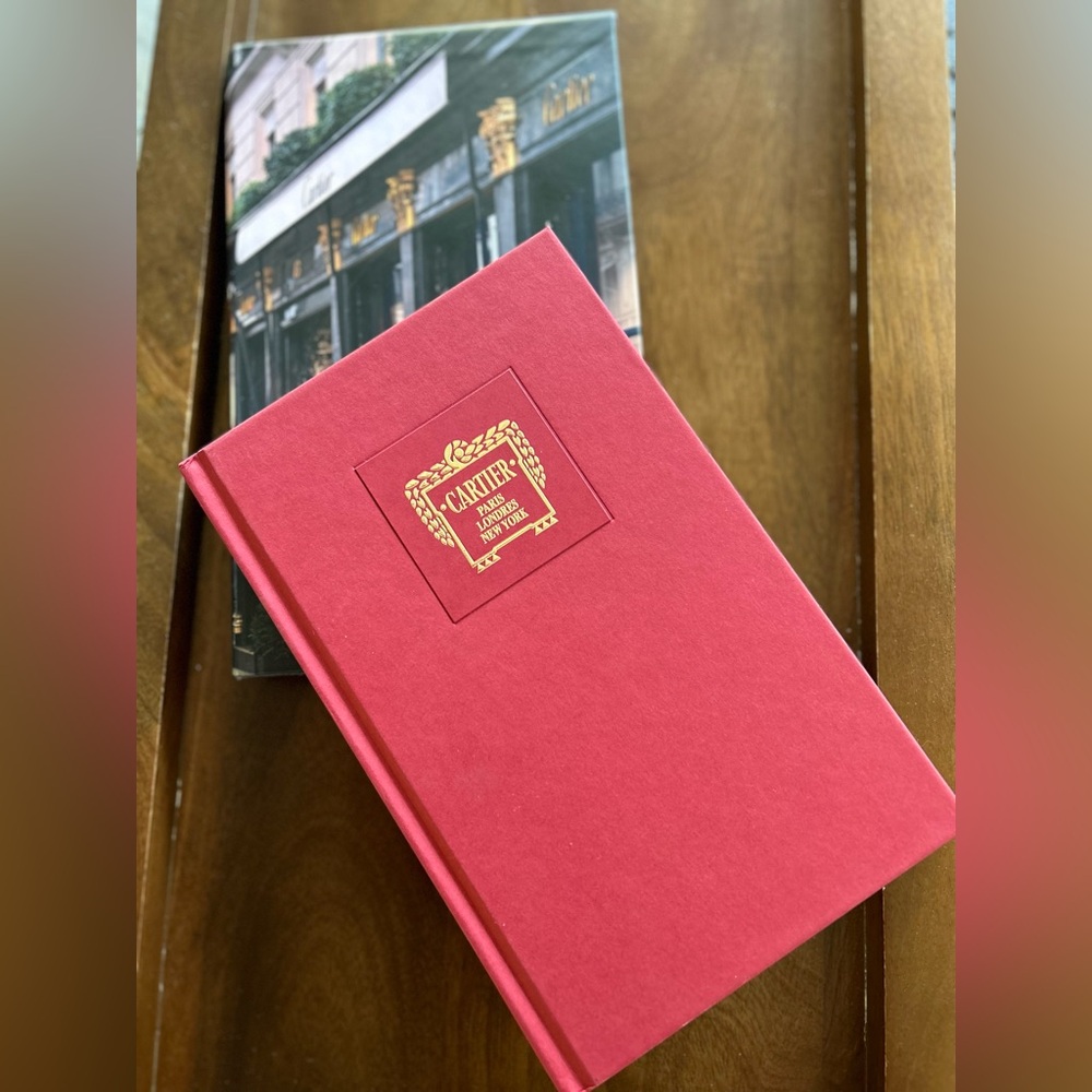 Cartier coffee table Red Book with Gold Details